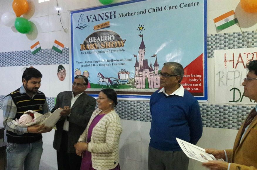 Healty Baby Show - Dr.Vivek Agrawal - Vansh Mother and Child Care Center Firozabad